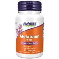Мелатонін (Melatonin) зі смаком м'яти 3 мг 90 льодяників