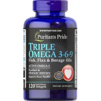 Потрійна Омега 3-6-9 (Triple Omega 3-6-9) 120 капсул