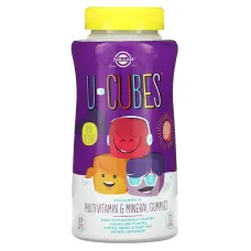 Мультивітаміни та мінерали для дітей (Childrens Multi-vitamin&Mineral U-Cubes) 120 цукерок
