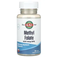 Метилфолат (Methyl folate), KAL, 400 мкг 90 таблеток