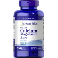 Кальций Магний Цинк Хелат (Chelated Calcium Magnesium Zinс) 250 капсул