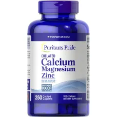 Кальцій Магній Цинк Хелат (Chelated Calcium Magnesium Zinс) 250 капсул