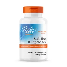 R-ліпоєва кислота (R-Lipoic Acid) 100 мг 180 капсул