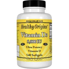 Вітамін D3 (Vitamin D3) 5000 МО 540 капсул
