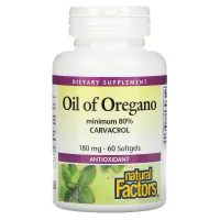 Олія орегано (Oil of Oregano) 180 мг 60 капсул
