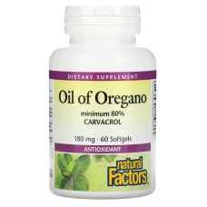 Масло орегано (Oil of Oregano) 180 мг 60 капсул
