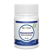Магний с витамином В6 (Magnesium with Vitamin B6) 50 мг/1.5 мг 30 таблеток