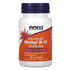 Витамин B12 (Extra Strength B-12) 10000 мкг 60 леденцов
