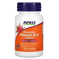 Витамин Д3 (Chewable Vitamin D-3) 1000 МЕ 180 жевательных таблеток с фруктовым вкусом