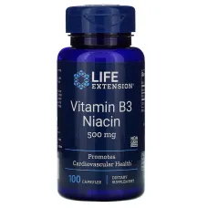Ниацин Витамин B3 (Niacin Vitamin B3) 500 мг 100 капсул