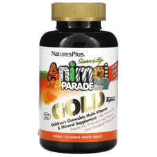 Мультивитамины для детей (Animal Parade Gold) 120 жевательных таблеток со вкусом апельсина