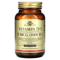Натуральний вітамін D3 (Vitamin D3) 1000 МО 100 капсул