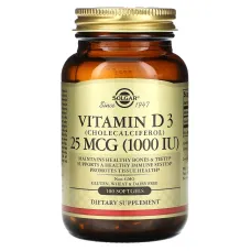 Натуральний вітамін D3 (Vitamin D3) 1000 МО 100 капсул