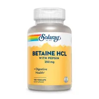 Бетаин HCL + пепсин (HCL with Pepsin) 180 капсул