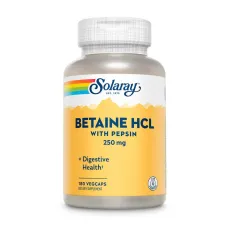 Бетаин HCL + пепсин (HCL with Pepsin) 180 капсул