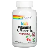 Мультивітаміни для дітей (Children's Chewable Vitamins & Minerals) 120 жувальних таблеток зі смаком вишні
