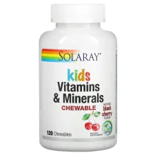 Мультивитамины для детей (Children's Chewable Vitamins & Minerals) 120 жевательных таблеток со вкусом вишни