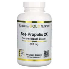 Прополіс 2X концентрований екстракт (Bee Propolis 2x) 500 мг 240 капсул