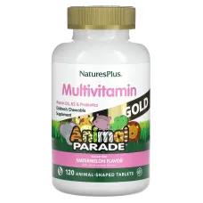 Мультивитамины для детей (Animal Parade Gold) 120 жевательных таблеток со вкусом арбуза 