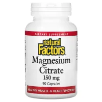 Цитрат магнію (Magnesium Citrate) 150 мг 90 капсул