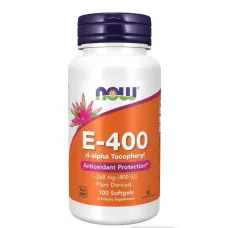 Витамин E d-альфа-токоферилацетат (Natural Vitamin E) 400 МЕ 100 капсул