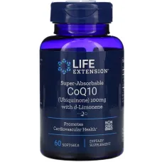 Високозасвоюваний коензим Q10 (Super Absorbable CoQ10) 100 мг 60 капсул