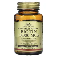 Биотин (Biotin Super High Potency) 10000 мкг 60 капсул