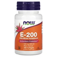 Витамин Е со смешанными токоферолами (E-200 with Mixed Tocopherols) 200 МЕ 100 капсул