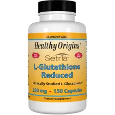 Свободный L-глутатион (Reduced L-Glutathione) 250 мг 150 капсул