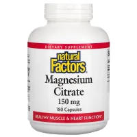 Цитрат магнію (Magnesium Citrate) 150 мг 180 капсул