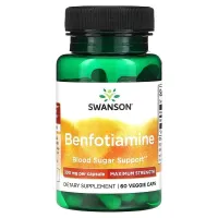 Бенфотіамін (Benfotiamine), Swanson, 150 мг 60 таблеток