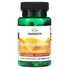 Бенфотиамин (Benfotiamine), Swanson, 150 мг 60 таблеток