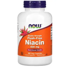 Витамин В3 ниацин с инозитолом (Niacin) 500 мг/135 мг 180 капсул