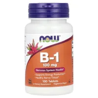 Витамин B1 Тиамин (Vitamin B1) 100 мг 100 таблеток