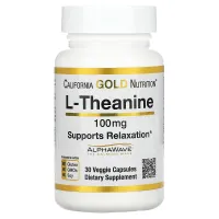 L-теанін (L-Theanine Supports Relaxation) 100 мг 30 капсул