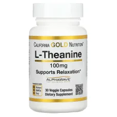 L-теанин (L-Theanine Supports Relaxation) 100 мг 30 капсул