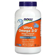 Омега 3-Д Ультра (Ultra Omega 3-D) 180 капсул