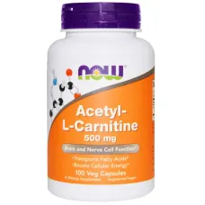 Ацетил-Л-карнитин (Acetyl-L-Carnitine) 500 мг 100 капсул