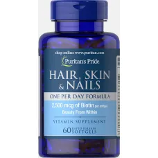 Формула для волосся, шкіри, нігтів (Hair, Skin & Nails) 60 капсул