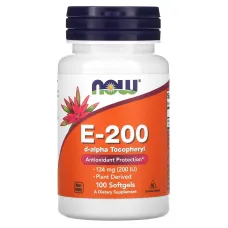 Витамин E-200 (Natural Vitamin E) 200 МЕ 100 капсул