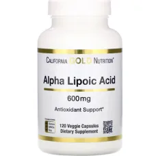 Альфа-ліпоєва кислота (Alpha Lipoic Acid) 600 мг 120 капсул