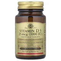 Витамин D3 (Vitamin D3) 1000 МЕ 100 жевательных таблеток