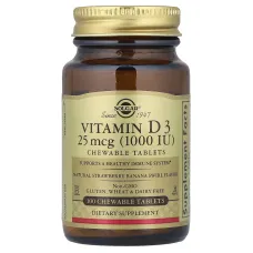 Вітамін D3 (Vitamin D3) 1000 МО 100 жувальних таблеток