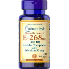 Вітамін Е з селеном (Vitamin E with Selenium) 400 МО 100 капсул