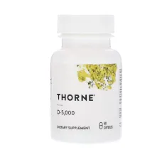 Вітамін D3 (Vitamin D3), Thorne, 5000 МО 60 капсул