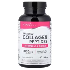 Супер Колаген з Вітаміном C та Біотином (Super Collagen + Vitamin C & Biotin) 180 таблеток