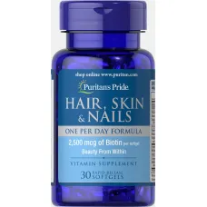 Формула для волосся, шкіри, нігтів (Hair, Skin & Nails) 30 капсул