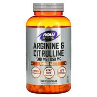 Аргинин и Цитрулин (Arginine and Citrulline) 500 мг/250 мг 240 капсул