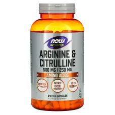 Аргинин и Цитрулин (Arginine and Citrulline) 500 мг/250 мг 240 капсул