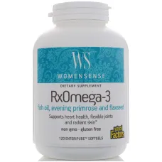 Омега-3 для женщин (WomenSense, RxOmega-3) 120 капсул